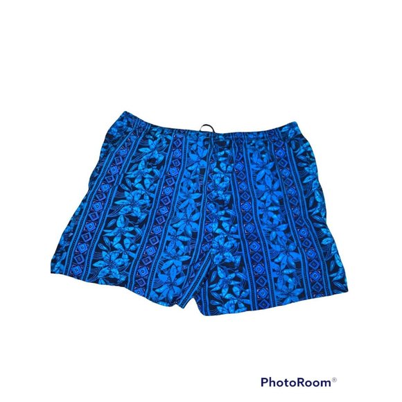 Vintage Champion Blue Swim Trunks Men Size 2XLT - Picture 5 of 5